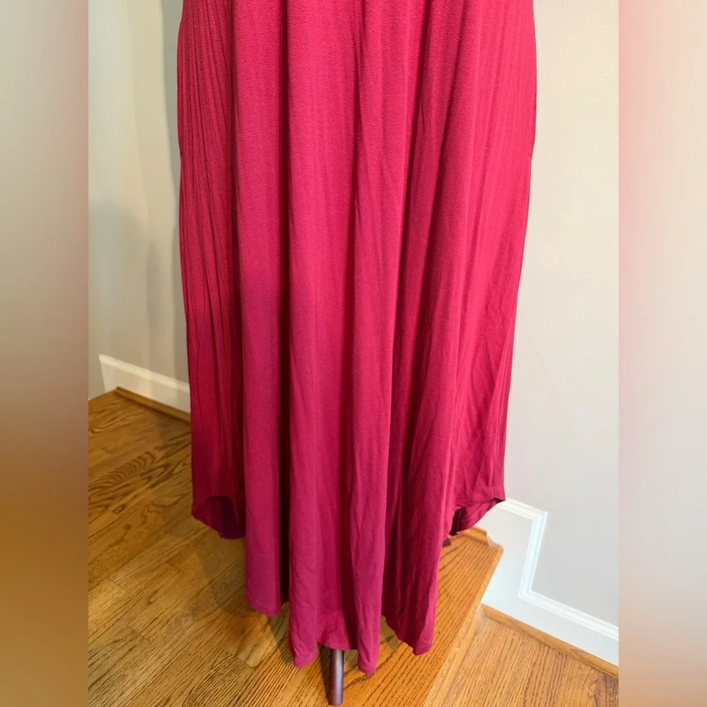 NWT Lane Bryant Red Sleeveless Shirttail Hem Maxi Dress - Plus Size 22/24 - Picture 3 of 14